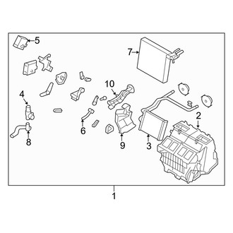 Infiniti OE - Air Conditioner & Heater - Evaporator & Heater Components