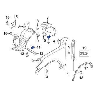 Infiniti OE - Wheel Arch Molding Grommet