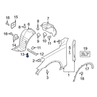 Infiniti OE - Deck Lid Hinge Bolt