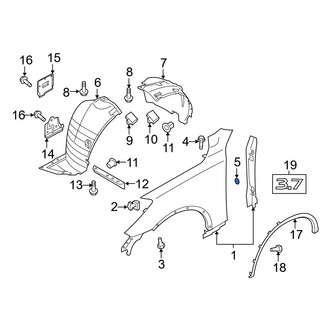 Infiniti OE - Front Door Plug