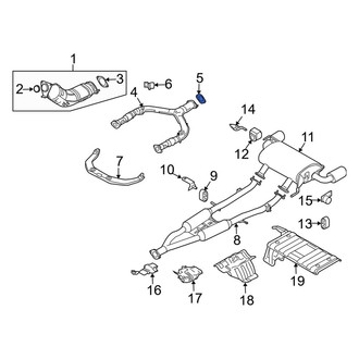 Infiniti OE - Exhaust Muffler Gasket