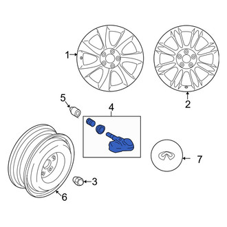 Infiniti OE - Tire Pressure Monitoring System (TPMS) Sensor