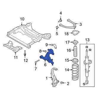 Infiniti OE - Front Right Lower Suspension Control Arm