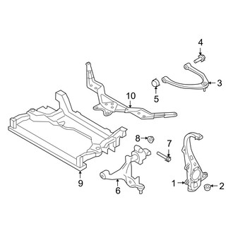 Infiniti OE - Front Suspension - Suspension Components (AWD)