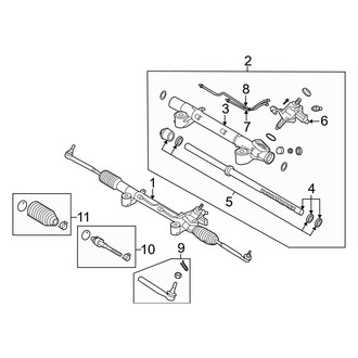 Infiniti OE - Steering Gear & Linkage (AWD)