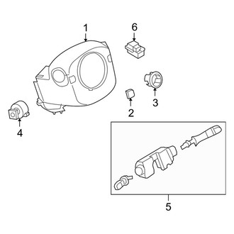 Infiniti OE - Steering Column - Shroud, Switches & Levers