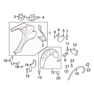 Infiniti OE - Quarter Panel & Components