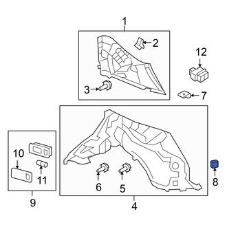 Infiniti OE - Rear Lower Tie Down Hook