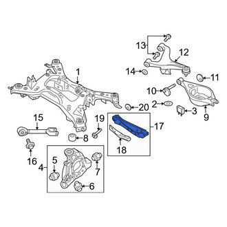 Infiniti OE - Front Left Lower Suspension Control Arm
