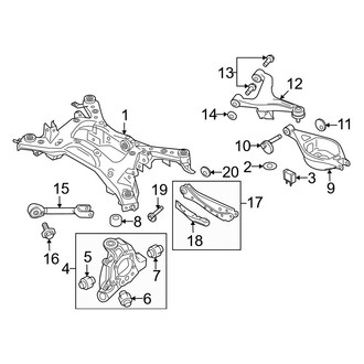 Infiniti OE - Rear Suspension - Suspension Components