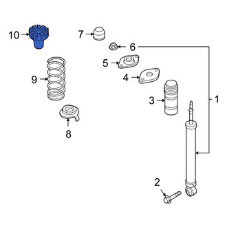 Infiniti OE - Rear Upper Coil Spring Insulator