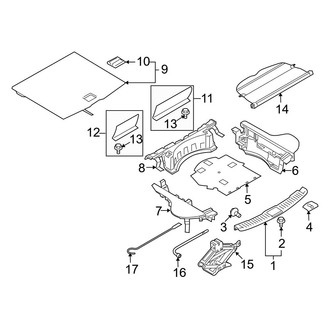 Infiniti OE - Rear Body & Floor - Interior Trim