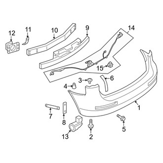 Infiniti OE - Rear Bumper - Bumper & Components