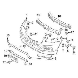 Infiniti OE - Front Bumper & Grille - Bumper & Components