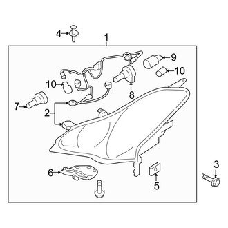 Infiniti OE - Front Lamps - Headlamp Components (Halogen)