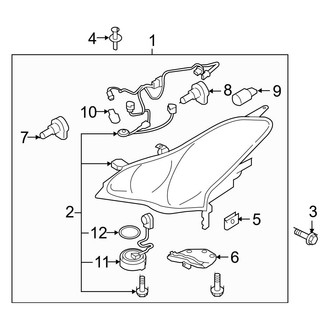 Infiniti OE - Front Lamps - Headlamp Components (Xenon)