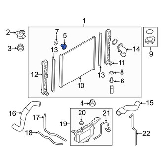 Infiniti OE - Upper Radiator Drain Plug