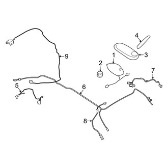Infiniti OE - Electrical - Antenna (W/O Satellite)