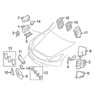 Infiniti OE - Electrical - Fuse & Relay (Engine Compartment)