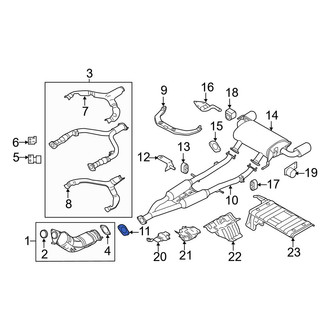 Infiniti OE - Exhaust Muffler Gasket