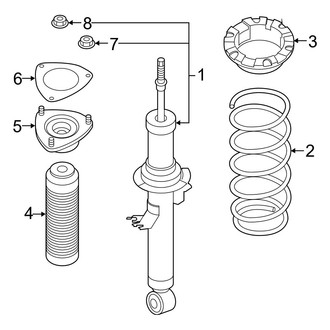 Infiniti OE - Front Suspension - Struts & Components (RWD)