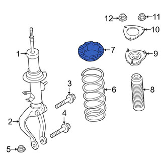 Infiniti OE - Rear Upper Coil Spring Insulator
