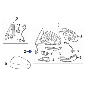 Infiniti OE - Front Door Mirror Nut