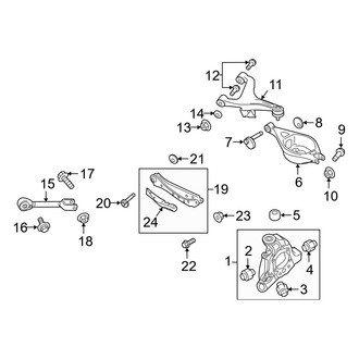 Infiniti OE - Rear Suspension - Suspension Components