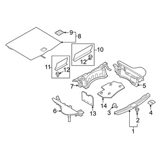 Infiniti OE - Rear Body & Floor - Interior Trim