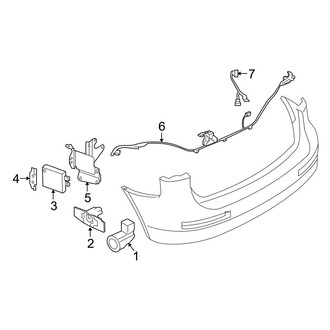 Infiniti OE - Rear Bumper - Electrical Components
