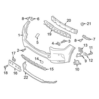 Infiniti OE - Front Bumper & Grille - Bumper & Components (Cover & Trim)