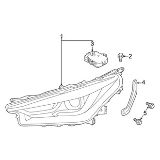 Infiniti OE - Front Lamps - Headlamp Components