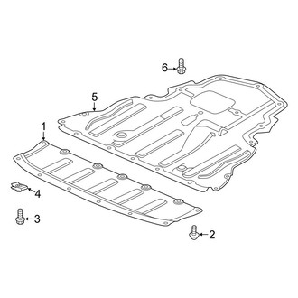 Infiniti OE - Radiator Support - Splash Shields