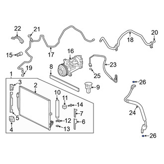 Infiniti OE - Rear A/C Refrigerant Line O-Ring