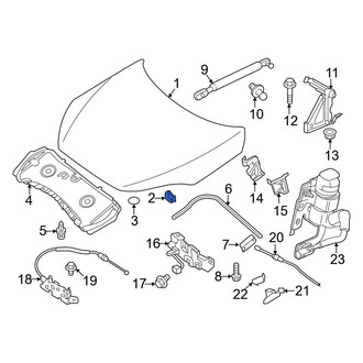 Infiniti OE - Front Hood Stop Buffer