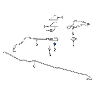 Infiniti OE - Radio Antenna Mast Nut
