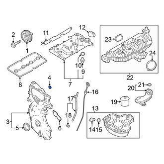 Infiniti OE - Engine Timing Cover O-Ring