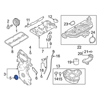 Infiniti OE - Front Engine Crankshaft Seal