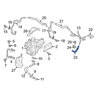 Infiniti OE - Turbocharger Coolant Line
