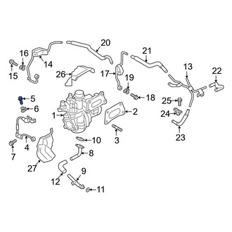 Infiniti OE - Turbocharger Coolant Line Bolt