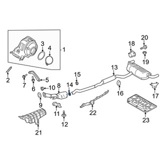 Infiniti OE - Rear Exhaust Pipe Flange Gasket