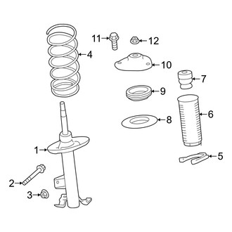 Infiniti OE - Front Suspension - Struts & Components