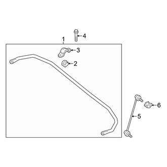 Infiniti OE - Front Suspension - Stabilizer Bar & Components (Essential / Luxe / Pure)