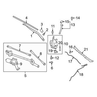 Infiniti OE - Windshield - Wiper & Washer Components