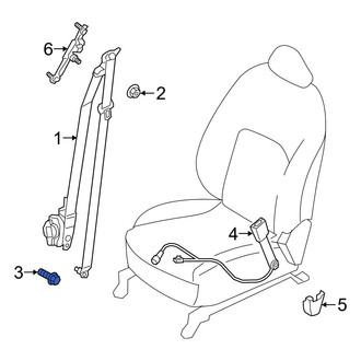 Infiniti OE - Seat Belt Lap and Shoulder Belt Bolt