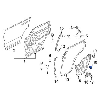 Infiniti OE - Door Panel Carrier Clip