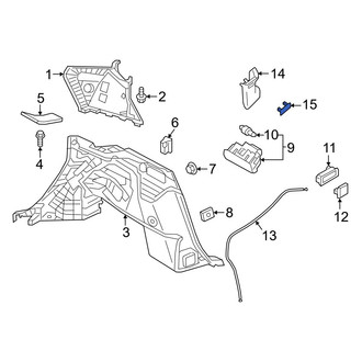 Infiniti OE - Left Body C-Pillar Trim Panel Cap
