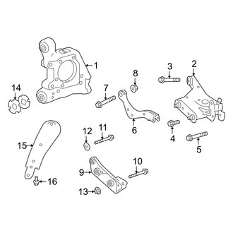 Infiniti OE - Rear Suspension - Suspension Components (FWD)