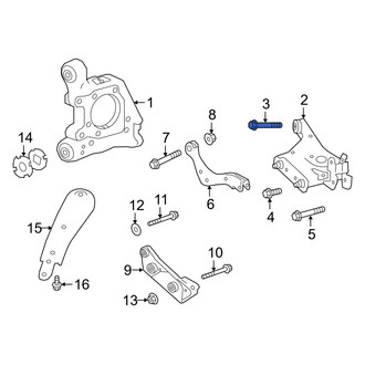 Infiniti OE - Rear Inner Suspension Integral Link Bolt