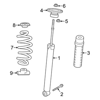 Infiniti OE - Rear Suspension - Shocks & Components (AWD)